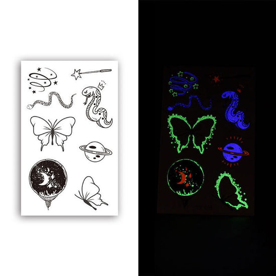 Butterfly and Snakes 1 | Glow in the dark